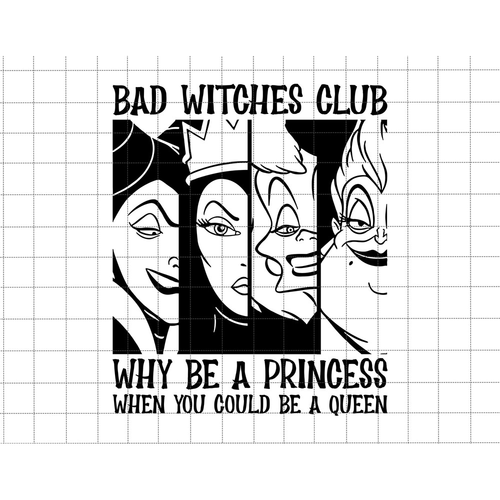 Happy Halloween, Trick Or Treat Png, Spooky Season, Bad Witches Club, Bad Girls Svg, Villains Wicked Svg, Villain Gang Svg, Family Trip Svg.jpg