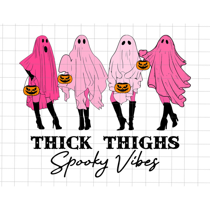 Thick Thighs Spooky Vibes Png, Spooky Ghost Png, Happy Halloween Png, Boo Png, Trick Or Treat Png, Halloween Pumpkin, Halloween Png.jpg