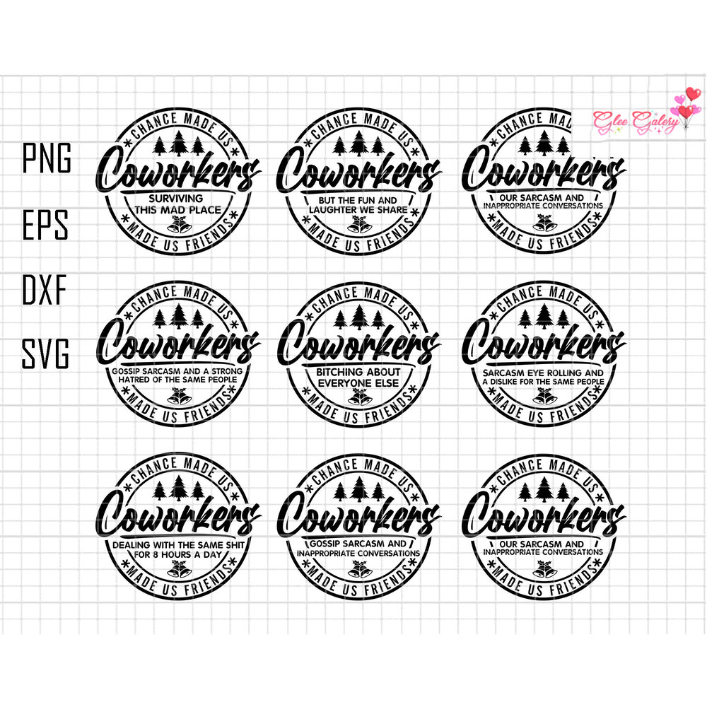 Chance Made Us Coworkers Made Us Friend Svg Bundle, You My Boss Svg, Coworker Appreciation Svg, Work Bestie Svg, Best Friend Svg, Christmas.jpg