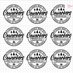 chance made us coworkers made us friend svg bundle, you my boss svg, coworker appreciation svg