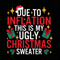 Due To Inflation Svg, This Is My Ugly Christmas Sweater Svg, Funny Christmas Svg, Trendy Christmas Quotes Svg, Christmas Matching, Cricut.jpg
