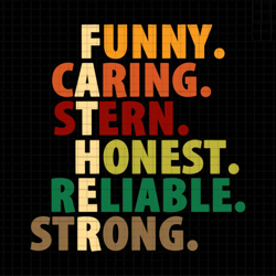 father svg, father definition svg, funny caring stern honest reliable strong svg