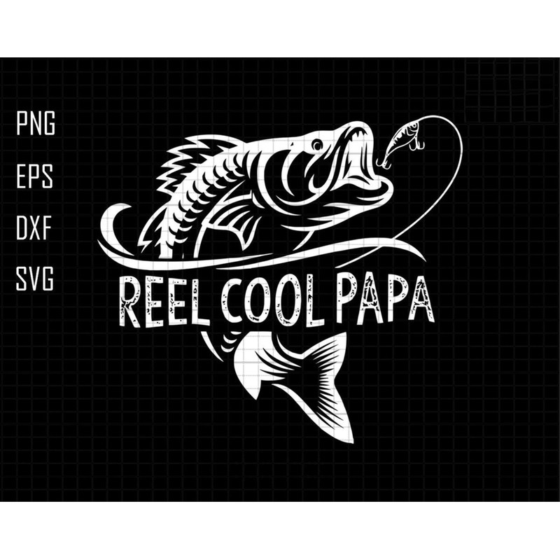 Reel Cool Papa Svg, Papa Svg, Gift For Papa Svg, Retro Papa Svg, Fathers Day Gift, Fisherman Gift Svg,Papa Sublimation Svg,Fishing Lover Svg.jpg