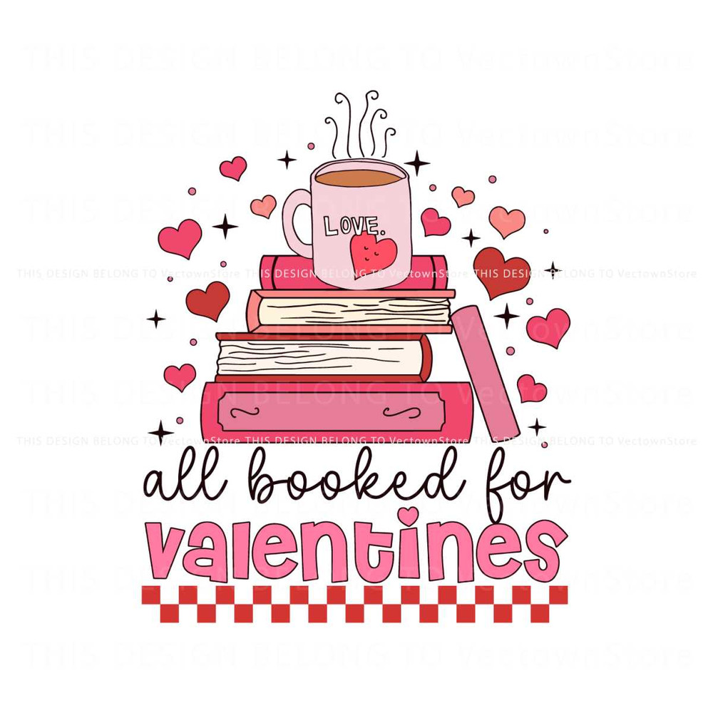 All Booked For Valentines Bookworm SVG.jpg