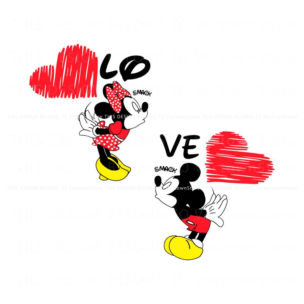 Kissing Mickey Minnie Smack SVG.jpg