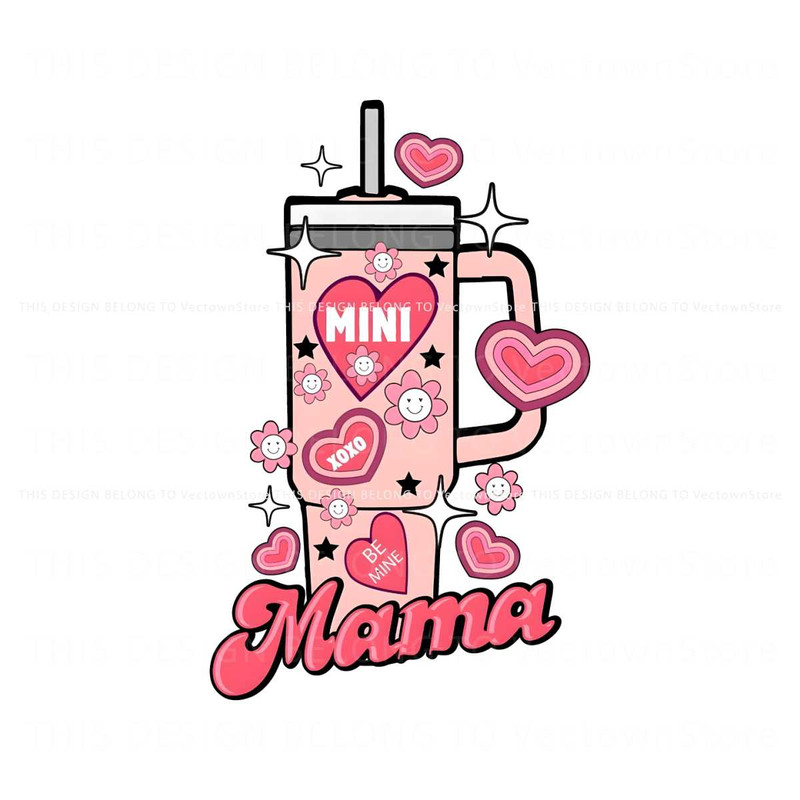 Mama And Mini Valentine Tumbler PNG.jpg
