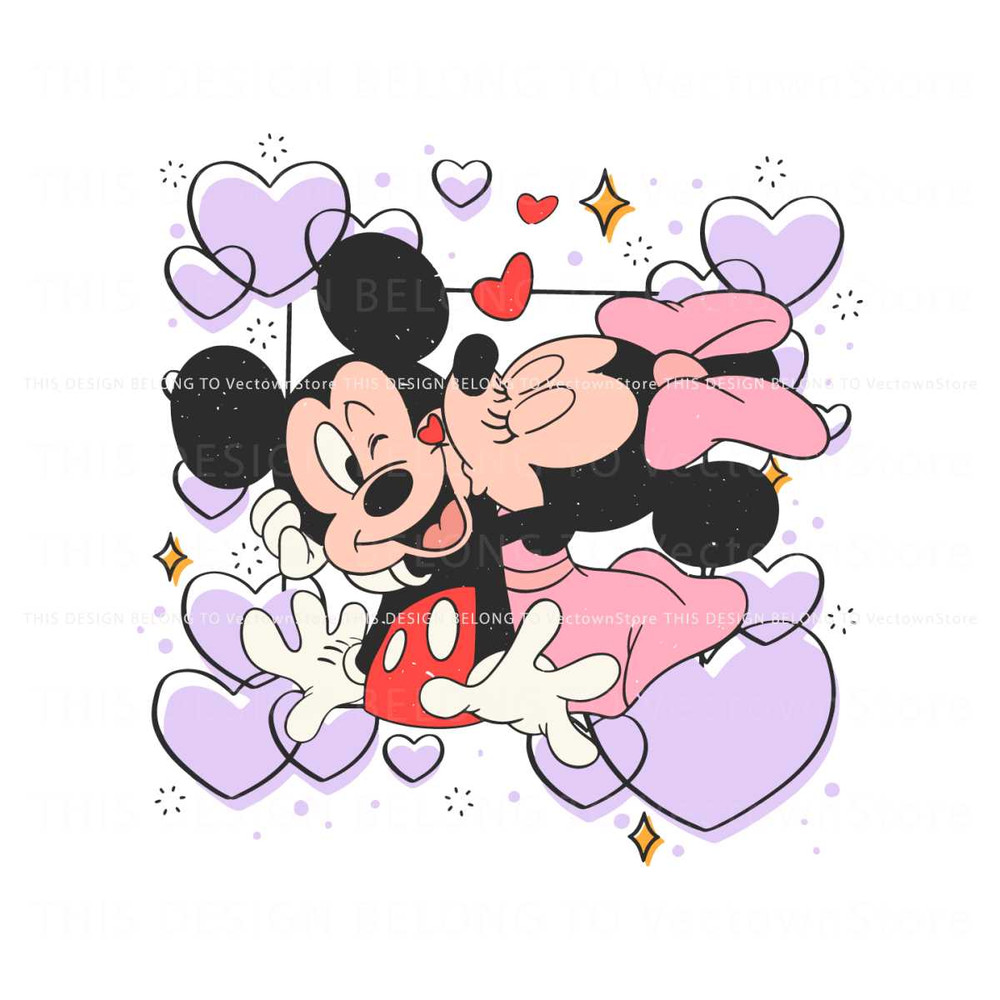Minnie Kiss Mickey Cute Valentine SVG.jpg