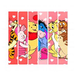 retro disney winnie the pooh friends png, trending digital file