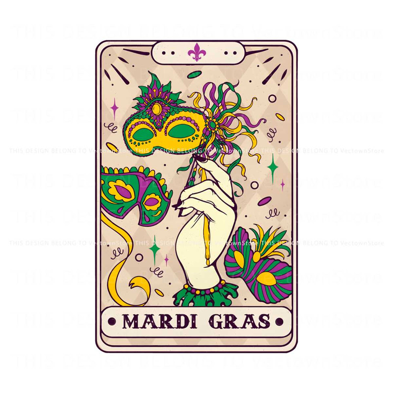 Retro Mardi Gras Tarot Card PNG.jpg