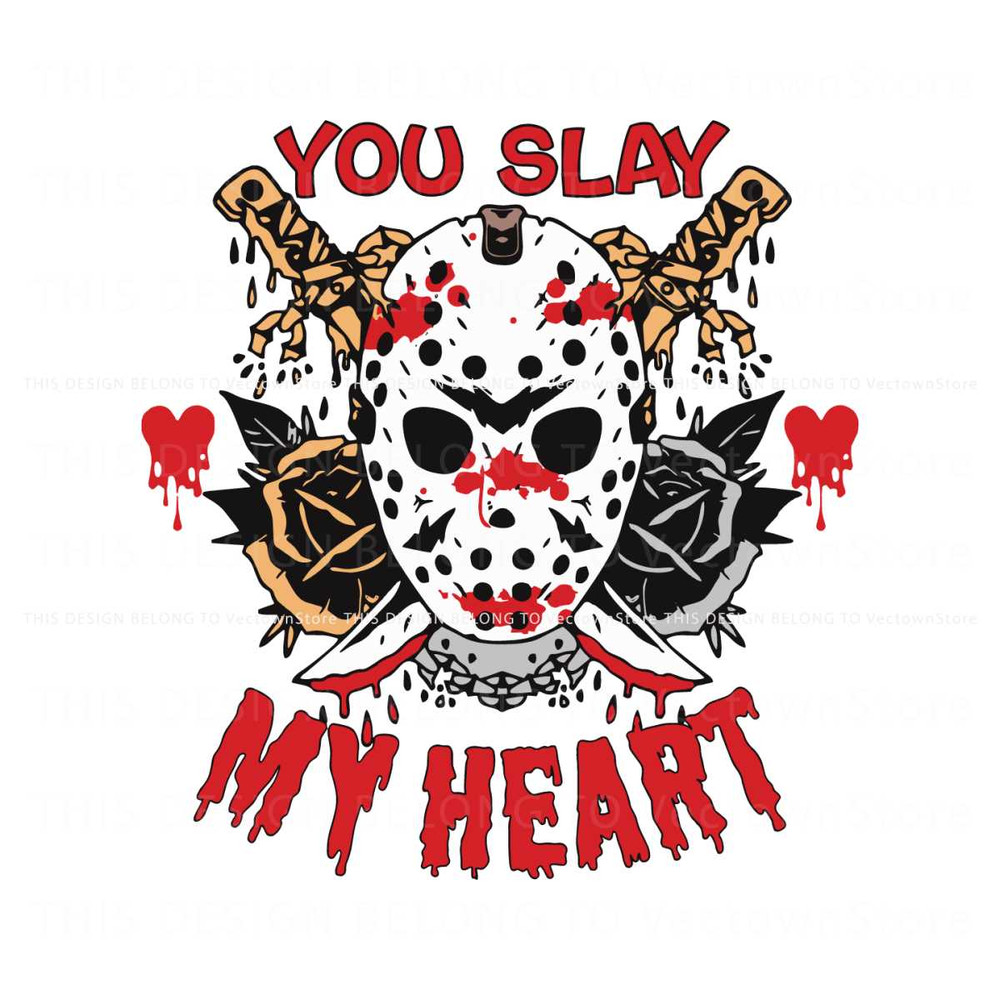 You Slay My Heart Horror Character Valentine SVG.jpg