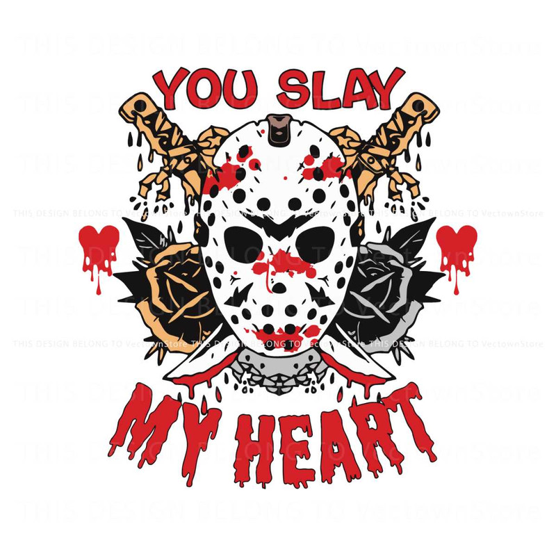 You Slay My Heart Horror Character Valentine SVG.jpg