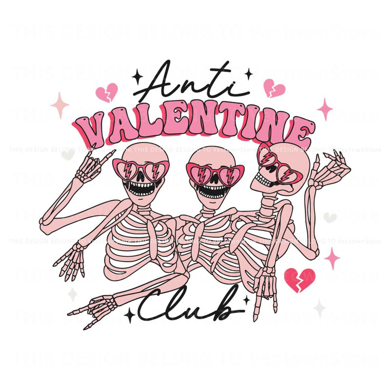 Anti Valentine Club Funny Skeleton SVG.jpg