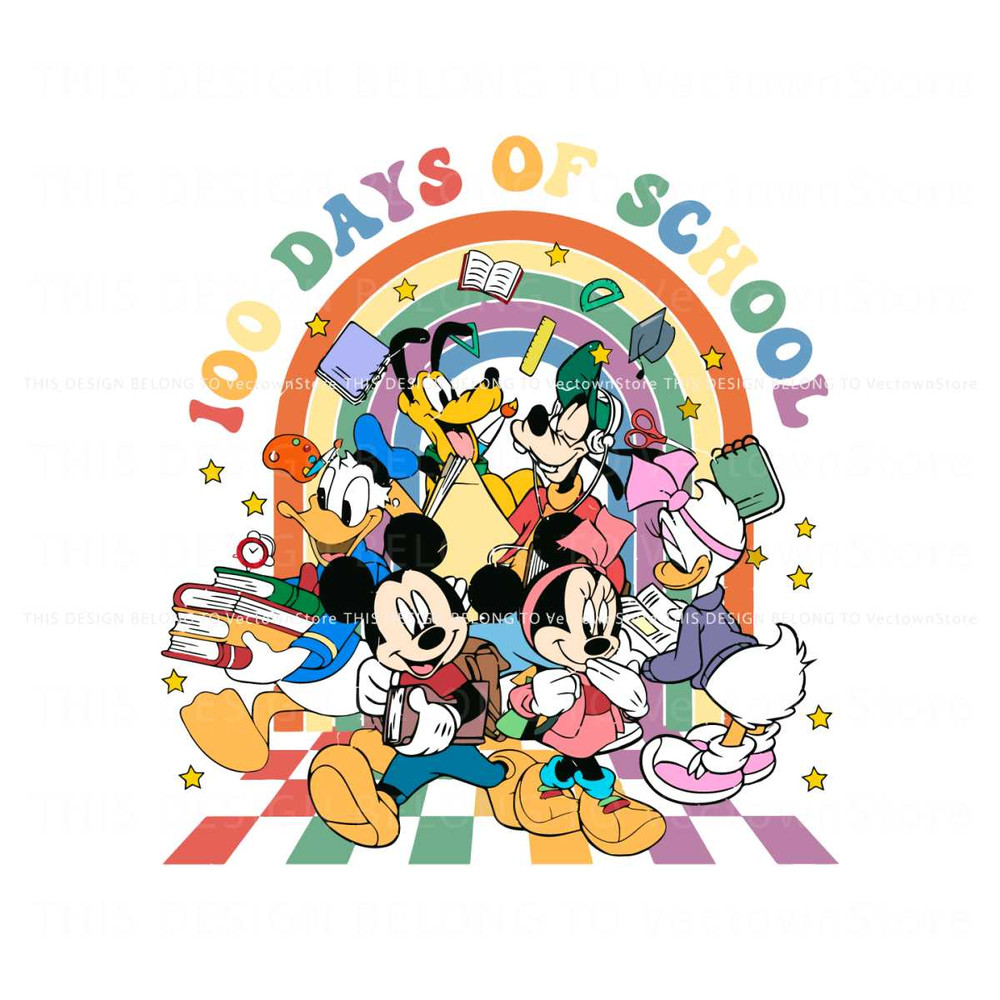 Disney Friends 100 Days Of School SVG.jpg