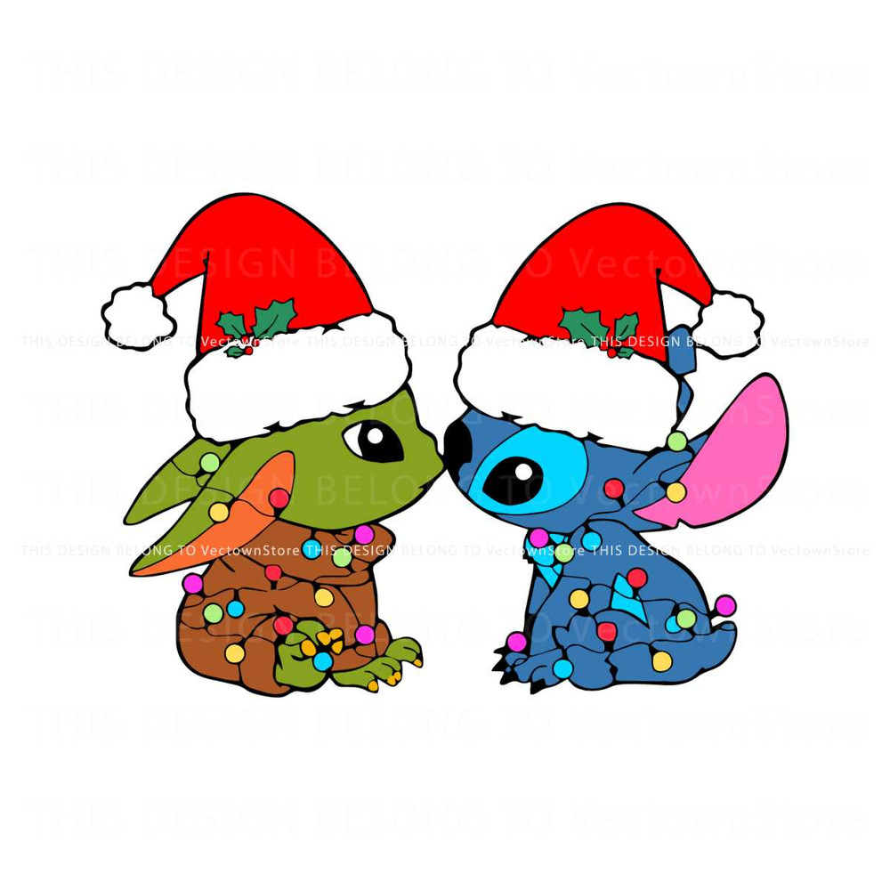 Disney Stitch And Baby Yoda Christmas SVG.jpg