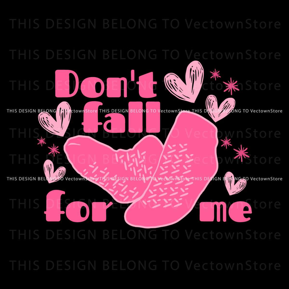 Dont Fall For Me Nurse Valentines Day SVG.jpg