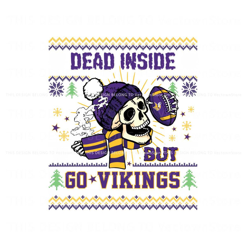 Funny Skull Dead Inside But Go Vikings Football Svg.jpg