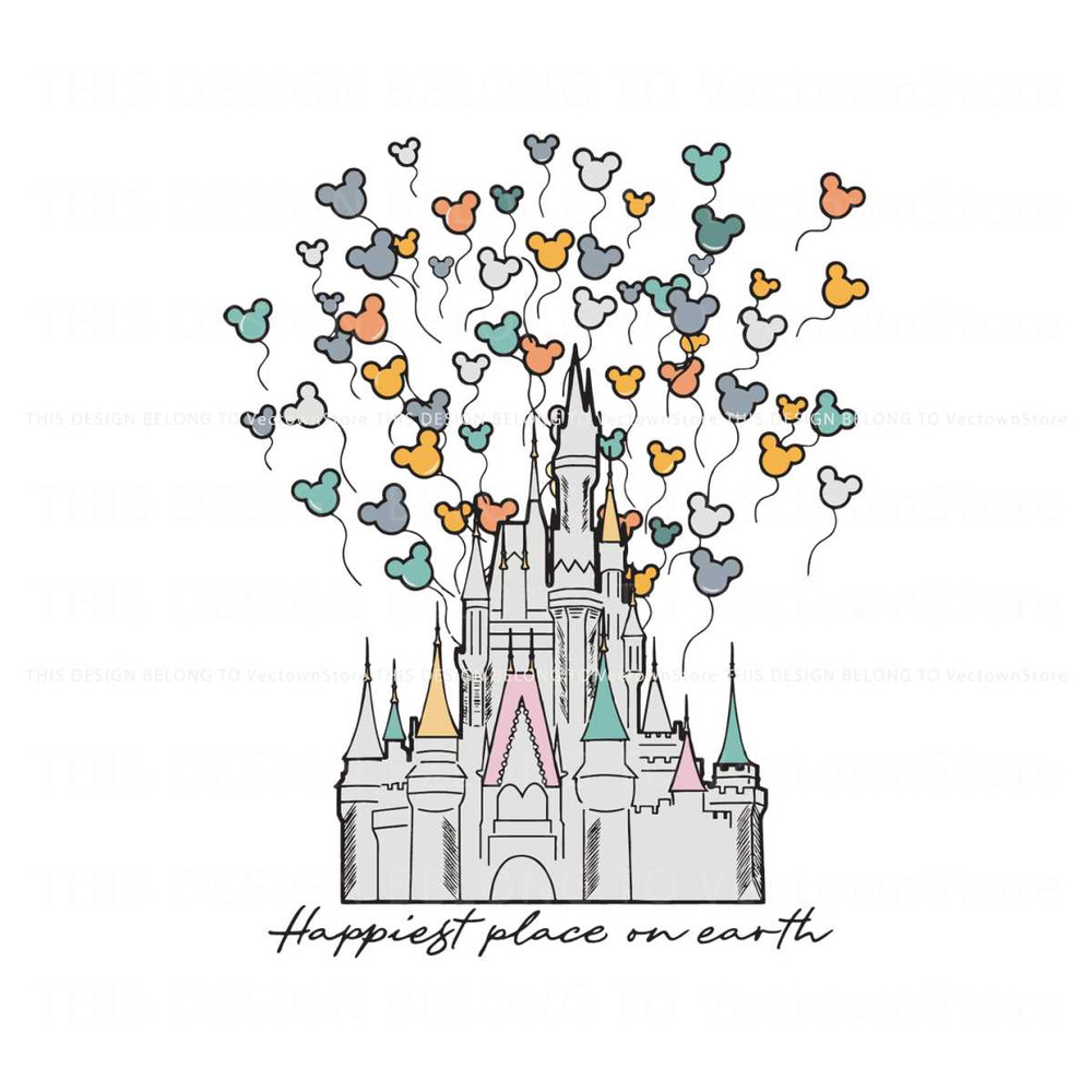Happiest Place On Earth Magical Castle SVG.jpg