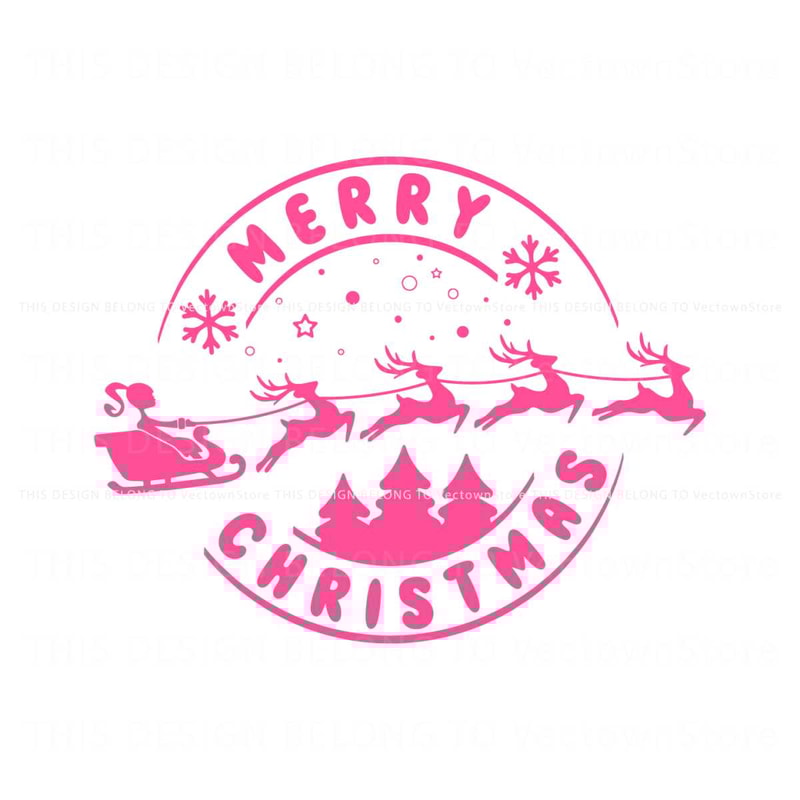 Merry Christmas Barbie Santa Reindeer SVG.jpg