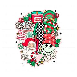 merry christmas santa smiley face png, trending digital file