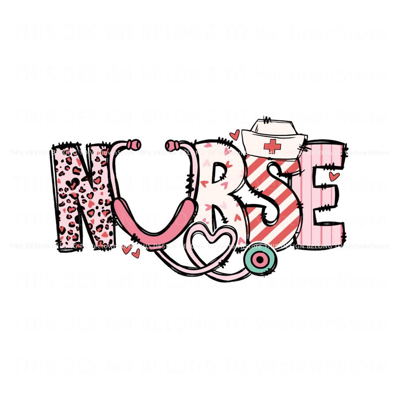 Nurse Valentine Stethoscope SVG.jpg