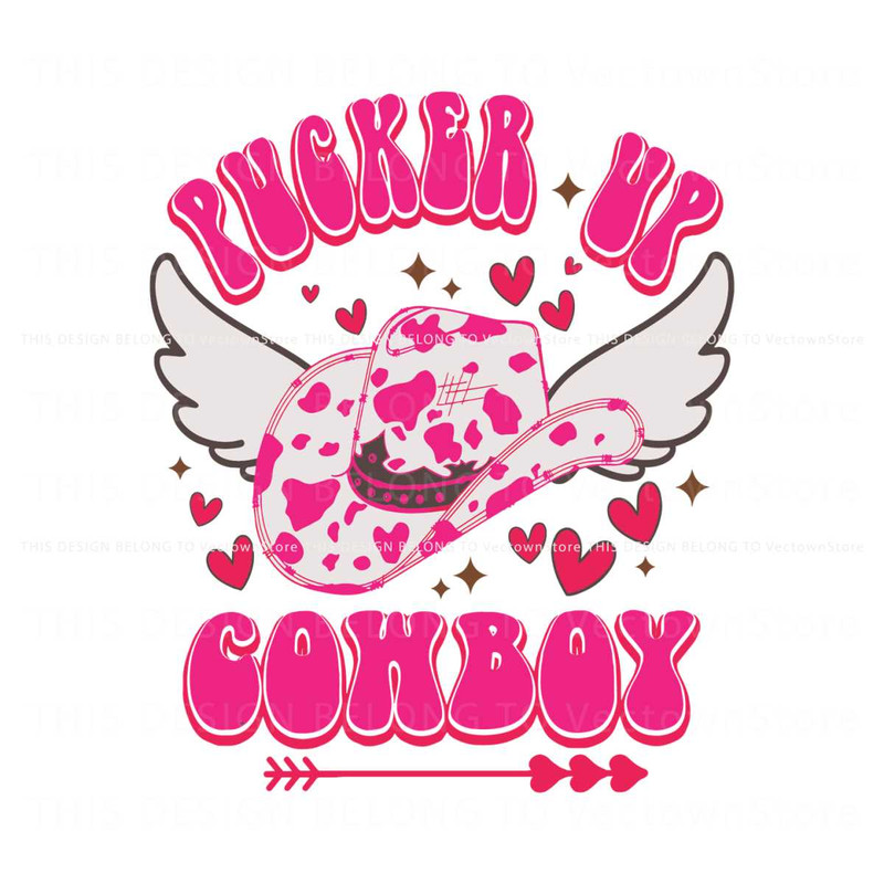 Pucker Up Cowboy Rodeo Season SVG.jpg