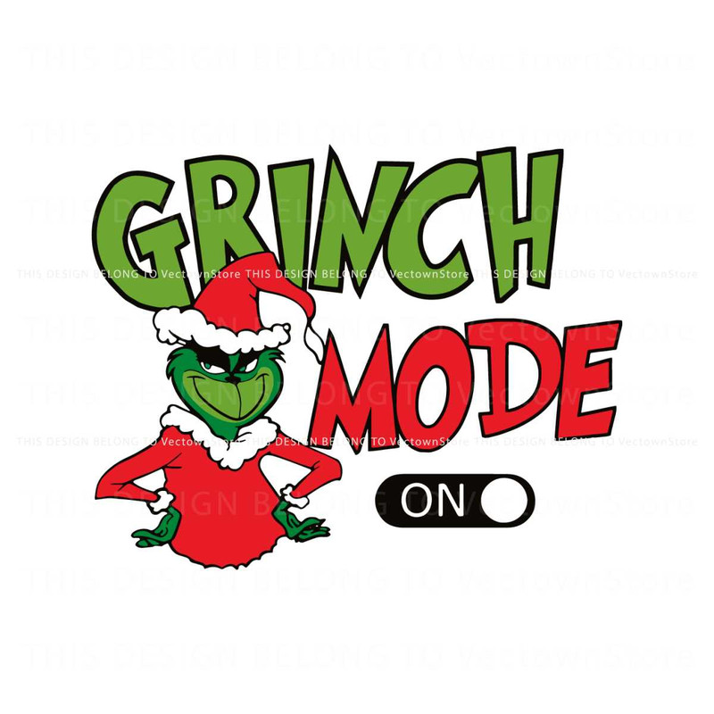 Retro Grinch Mode On Christmas SVG.jpg