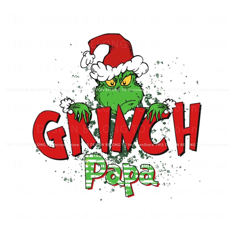 Retro Grinch Papa Christmas SVG.jpg