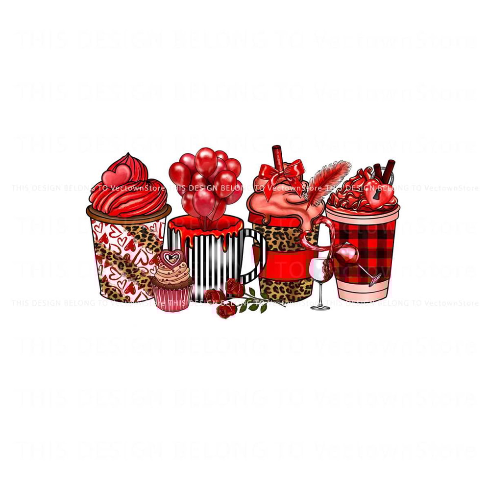 Retro Happy Valentines Day Coffee PNG.jpg