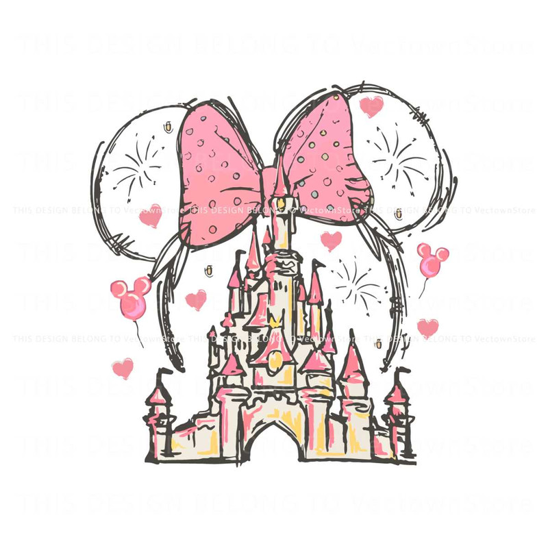 Retro Minnie Valentine Magic Castle SVG.jpg