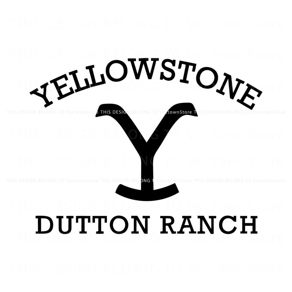 Retro Yellowstone Dutton Ranch SVG.jpg