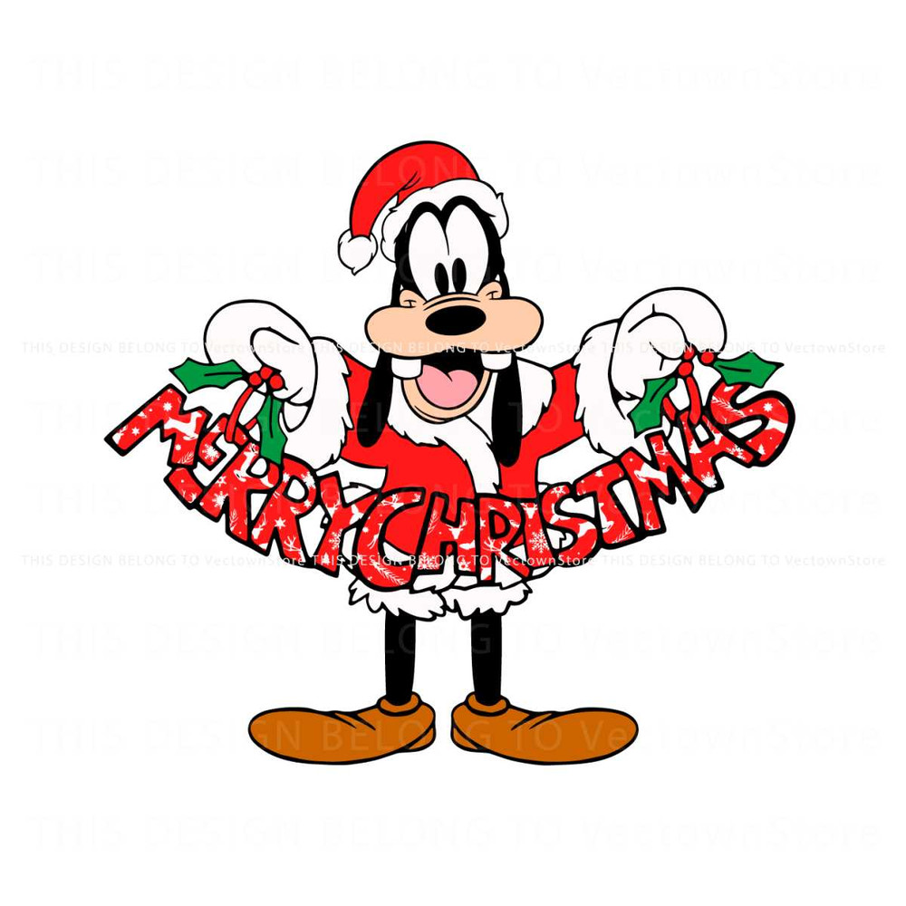 Santa Goofy Merry Christmas SVG.jpg