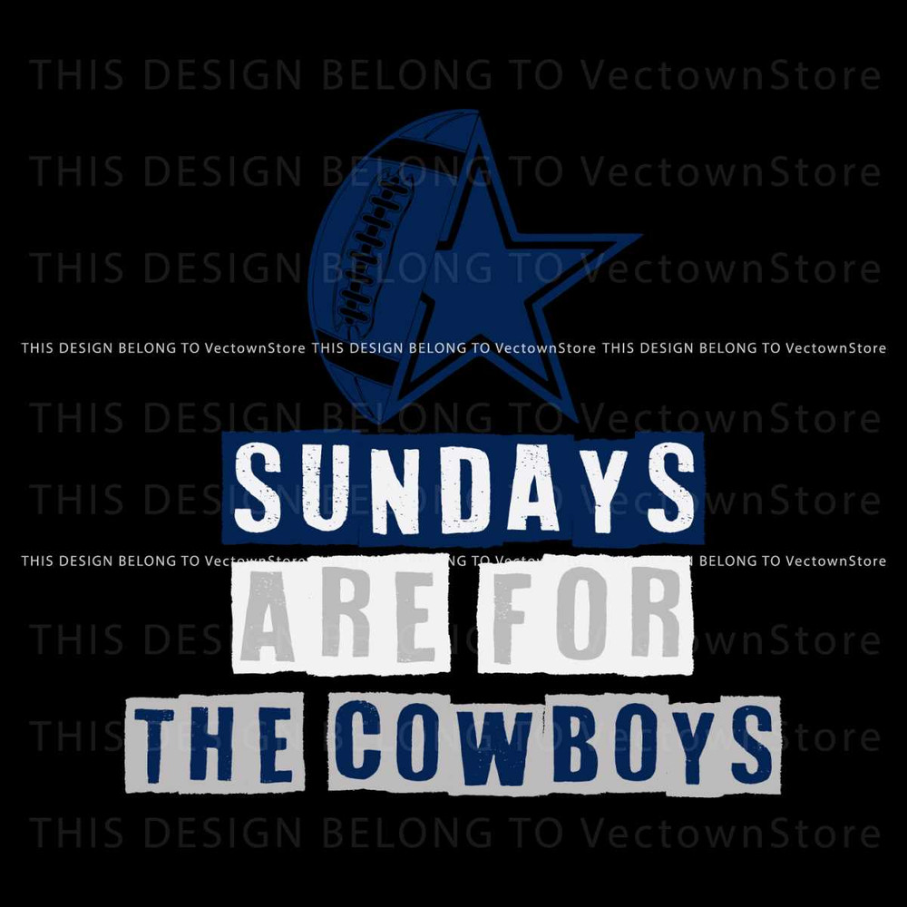Sundays Are For The Cowboys SVG.jpg
