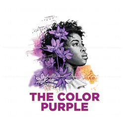 the color purple musical movie png, trending digital file