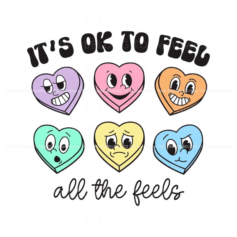Valentine Its Ok To Feel All the Feels SVG.jpg