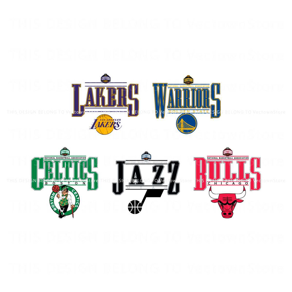 Vintage Basketball NBA Team SVG Bundle 1.jpg
