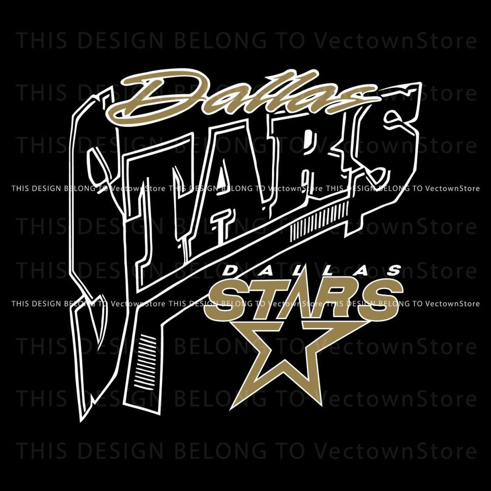 Vintage Dallas Stars Hockey SVG Digital Download.jpg