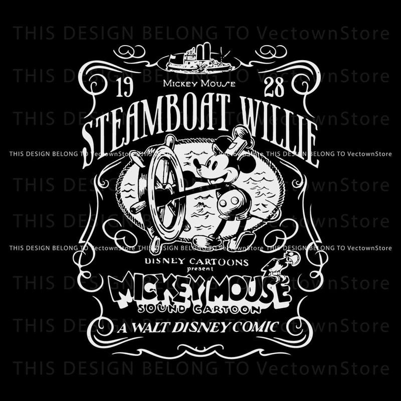 Vintage Mickey Mouse Steamboat Willie SVG.jpg