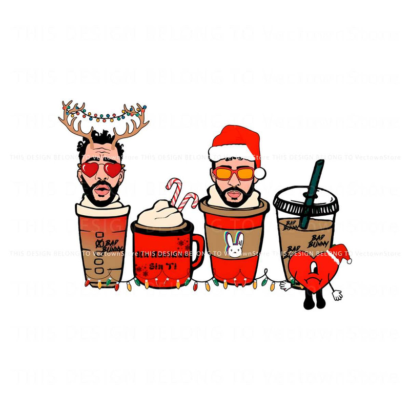 Bad Bunny Xmas Coffee PNG.jpg