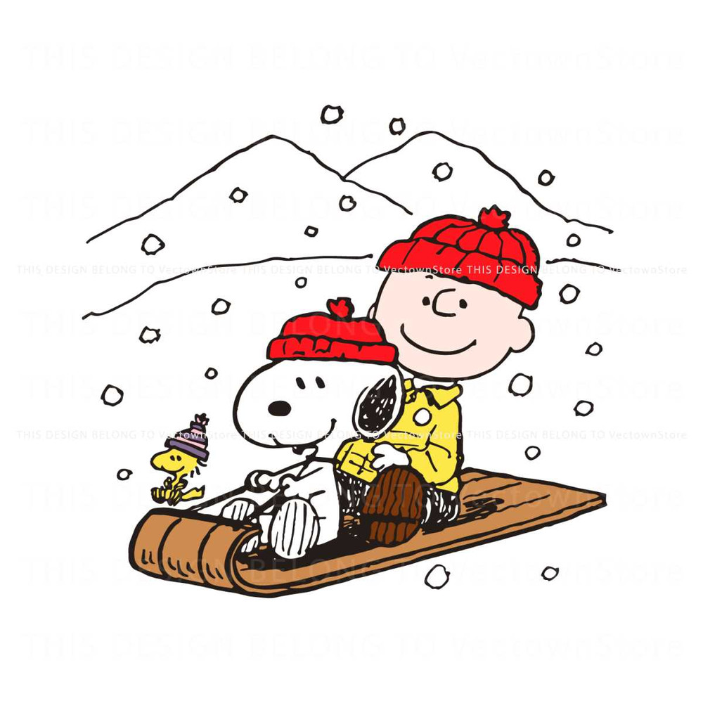 Charlie And The Snoopy Christmas SVG.jpg