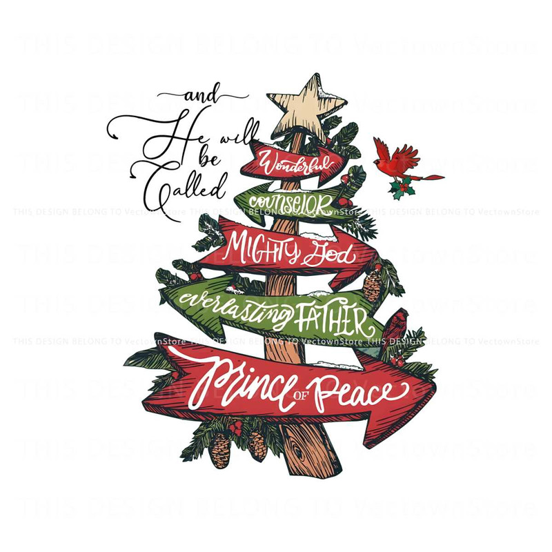 Christian Christmas And He Will Be Called PNG.jpg