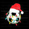 Christmas Soccer Ball Lights Santa SVG.jpg