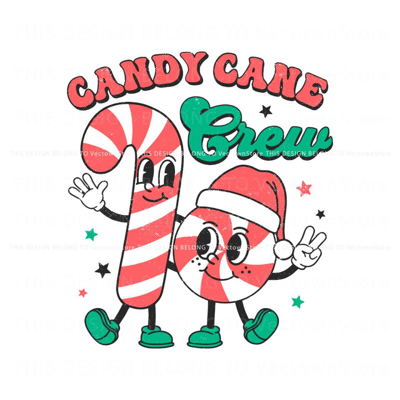 Cute Candy Cane Crew Christmas SVG.jpg