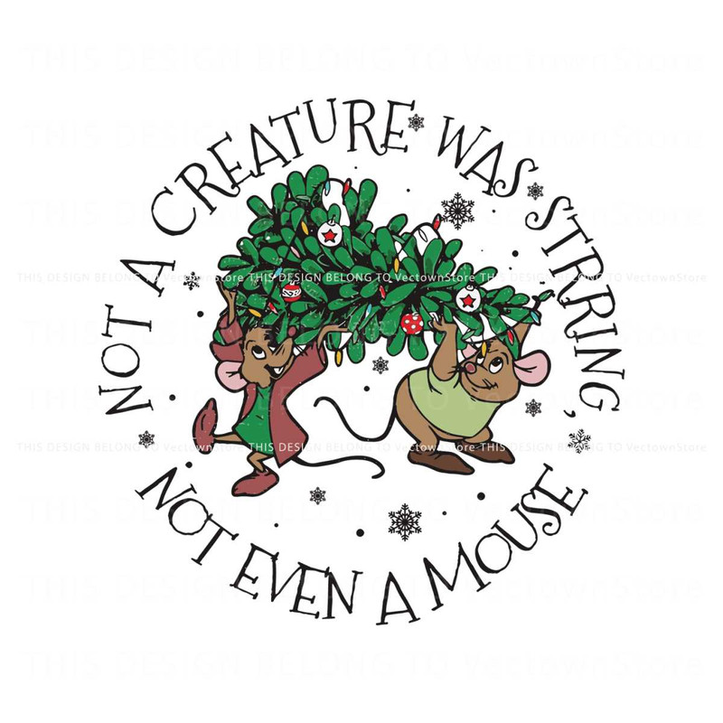 Cute Jaq and Gus Gus Cinderella Movie Christmas Svg.jpg