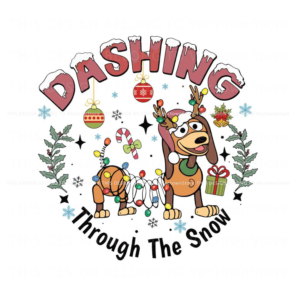 Dashing Through The Snow Slinky Dog SVG.jpg