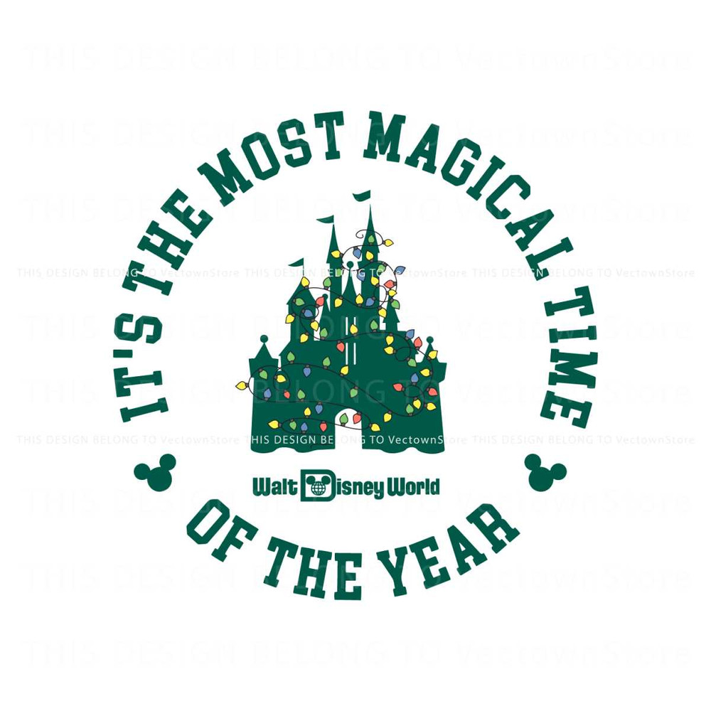 Disney Castle Its The Most Magical Time SVG.jpg