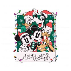 Disney Merry Christmas 2023 SVG, Trending Design File