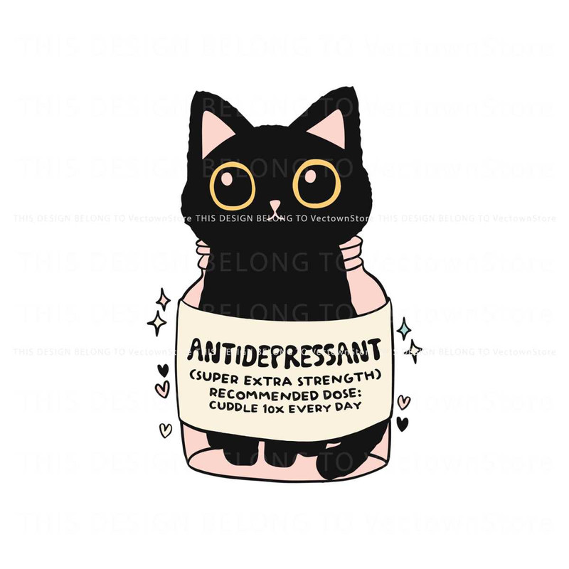 Funny Antidepressant Black Cat SVG.jpg