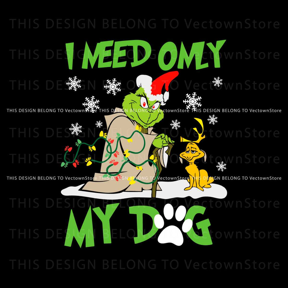Funny I Need Only My Dog SVG.jpg