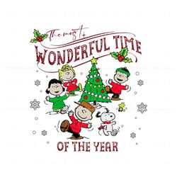 funny wonderful time of the year svg, trending design file
