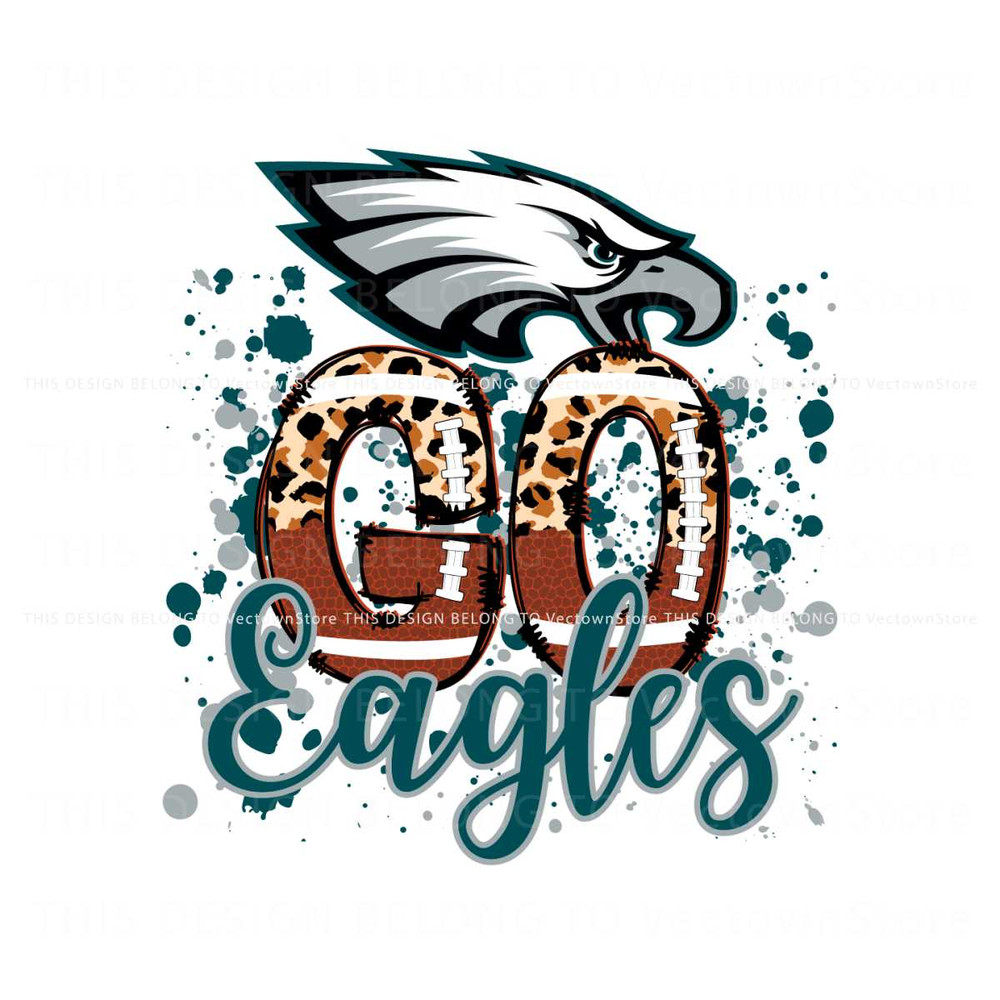 Go Eagles Leopard Pattern Svg Digital Download.jpg